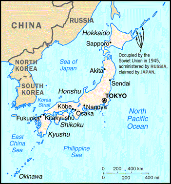 Hokkaido map english